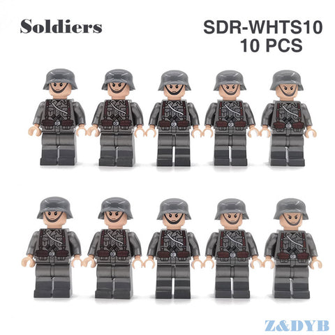 Military Sets WW2 Soldiers Army Accessories USA Weapons Guns Figures Soviet Model Building block brick Legoed Children Gift Toy