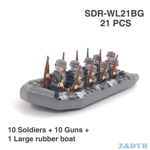 Military Sets WW2 Soldiers Army Accessories USA Weapons Guns Figures Soviet Model Building block brick Legoed Children Gift Toy