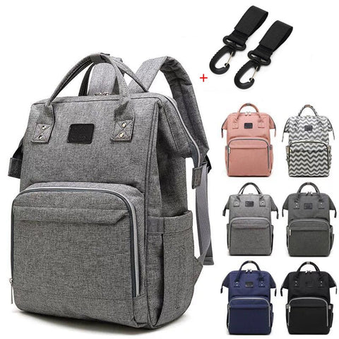 Nappy Backpack Bag Mummy Large Capacity Bag Mom Baby Multi-function Waterproof Outdoor Travel Diaper Bags For Baby Care