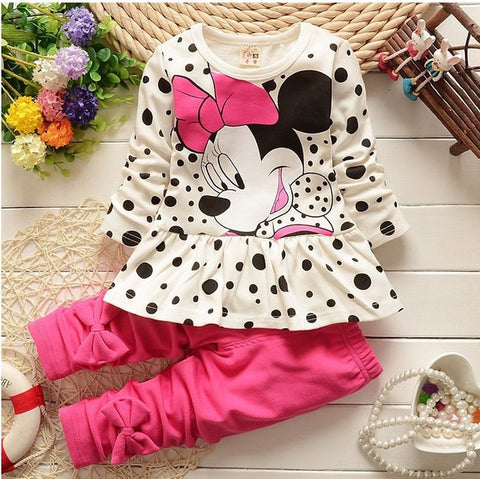 2019 Winter Children Clothing Autumn Toddler Baby Girl Clothes Halloween Outfit Kids Tracksuit Sport Suit For Girls Cartoon Sets