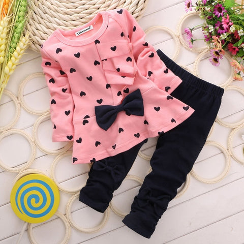 2019 Winter Children Clothing Autumn Toddler Baby Girl Clothes Halloween Outfit Kids Tracksuit Sport Suit For Girls Cartoon Sets