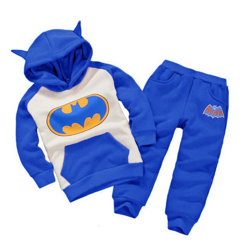 Kids Clothing Sets 2019 Spring Autumn Baby Clothes Sets Batman Hoodie+Pants 2Pcs Suits For Baby Boys Girls Clothes12 18 24 Month