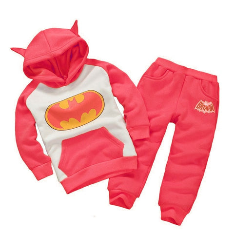 Kids Clothing Sets 2019 Spring Autumn Baby Clothes Sets Batman Hoodie+Pants 2Pcs Suits For Baby Boys Girls Clothes12 18 24 Month