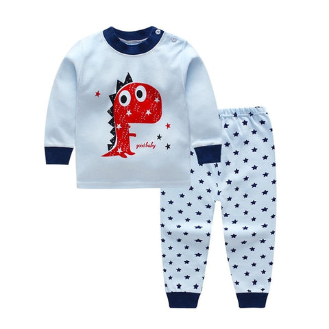 Baby Girls Clothing Set Children Set Autumn Girls Long Sleeve Clothes Cartoon T-Shirt and Pants for Kids Baby Cotton Suit