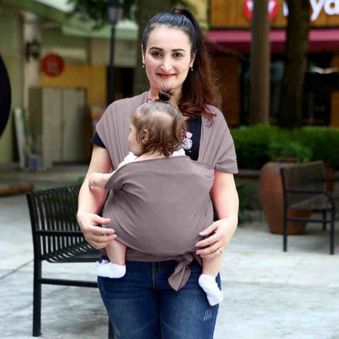 EGMAO Comfortable Fashion Infant Sling Soft Natural Wrap Baby Carrier Backpack 0-3 Yrs Breathable Cotton Hipseat Nursing Cover