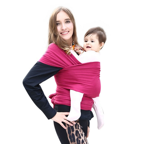 EGMAO Comfortable Fashion Infant Sling Soft Natural Wrap Baby Carrier Backpack 0-3 Yrs Breathable Cotton Hipseat Nursing Cover