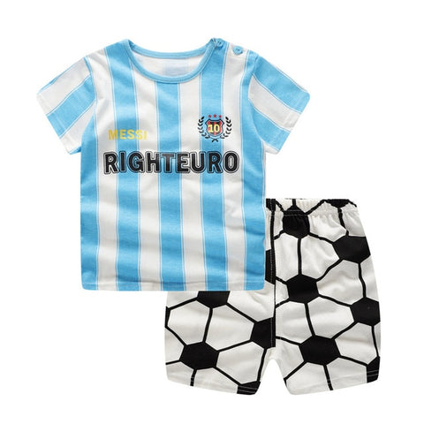 Summer children clothing sets cartoon toddler girls clothing sets top+pant 2Pcs/sets kids casual boys clothes sport suits outfit