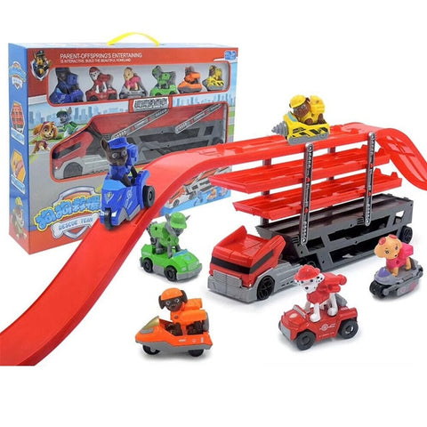 Paw Patrol Dog Toy set Toys Air patrol Aircraft Boat Bus Toy dog Ryder Captain Robot Dog Action Figures Toy for Children Gift