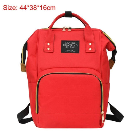 41color Mummy Backpack Zipper Large Capacity Travel Maternity Bag Diaper Baby Bag Multifunctional Nursing Bag Backpack Baby Care