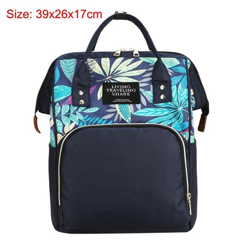 41color Mummy Backpack Zipper Large Capacity Travel Maternity Bag Diaper Baby Bag Multifunctional Nursing Bag Backpack Baby Care