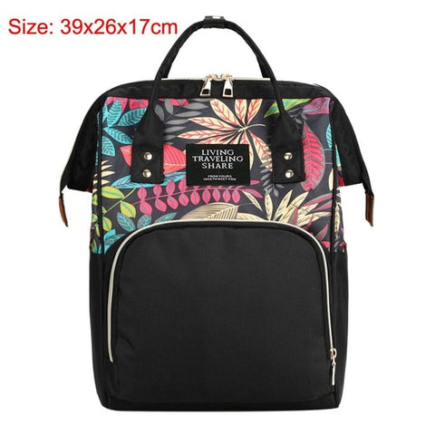 41color Mummy Backpack Zipper Large Capacity Travel Maternity Bag Diaper Baby Bag Multifunctional Nursing Bag Backpack Baby Care