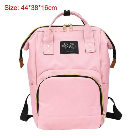 41color Mummy Backpack Zipper Large Capacity Travel Maternity Bag Diaper Baby Bag Multifunctional Nursing Bag Backpack Baby Care