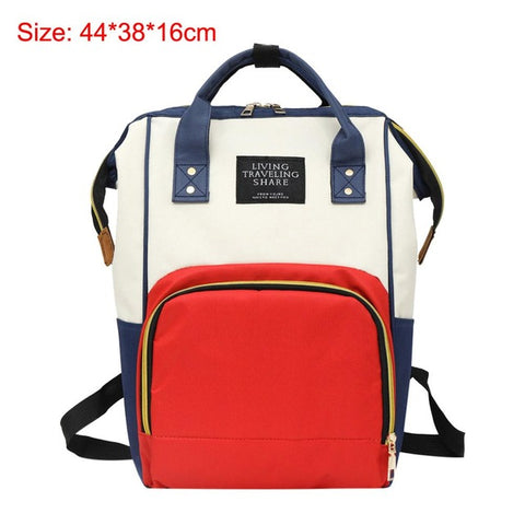 41color Mummy Backpack Zipper Large Capacity Travel Maternity Bag Diaper Baby Bag Multifunctional Nursing Bag Backpack Baby Care