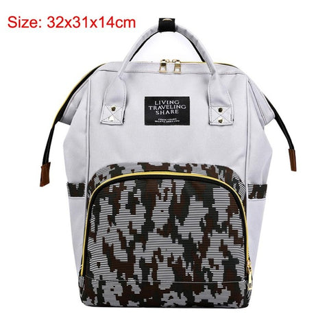 41color Mummy Backpack Zipper Large Capacity Travel Maternity Bag Diaper Baby Bag Multifunctional Nursing Bag Backpack Baby Care