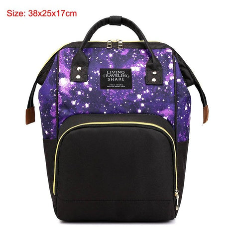 41color Mummy Backpack Zipper Large Capacity Travel Maternity Bag Diaper Baby Bag Multifunctional Nursing Bag Backpack Baby Care