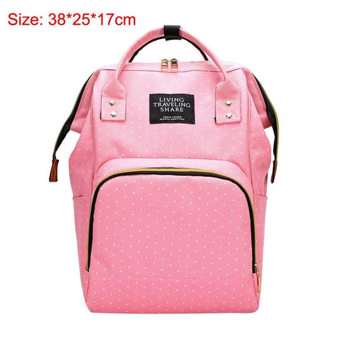 41color Mummy Backpack Zipper Large Capacity Travel Maternity Bag Diaper Baby Bag Multifunctional Nursing Bag Backpack Baby Care