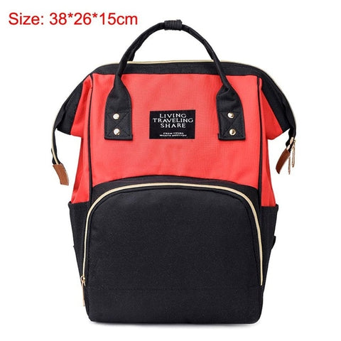 41color Mummy Backpack Zipper Large Capacity Travel Maternity Bag Diaper Baby Bag Multifunctional Nursing Bag Backpack Baby Care