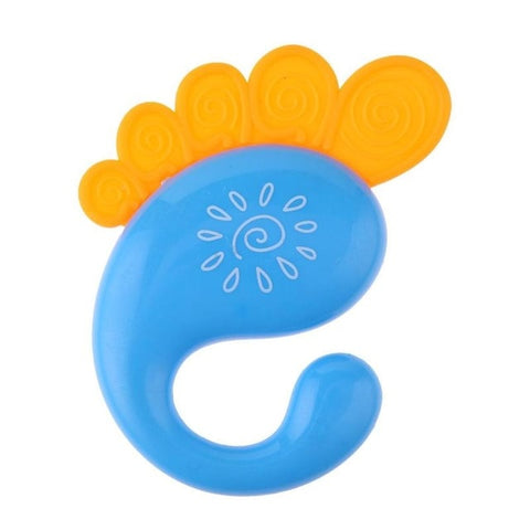 0-12M Cute Baby Early Educational Rattle Music Teeth Rubber Comfort Hand Rattle Music Sound Appease Toys Random Color Ship