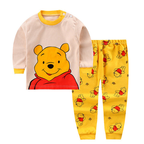 0-2year baby clothes set Winter cotton Newborn Baby boys girls Clothes 2PCS Mickey baby pajamas Unisex kids Clothing Sets