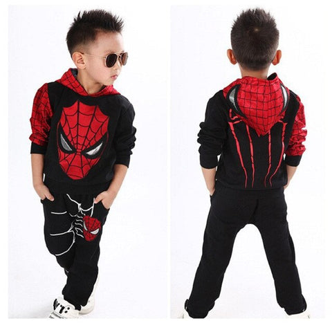 Spiderman Baby Boys Clothing Set Sport Suit Children Fashion Child Spider Man Halloween Cosplay Costume Kids Tracksuit Clothes