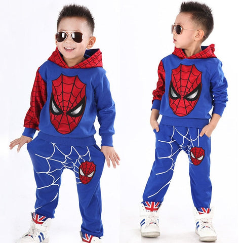 Spiderman Baby Boys Clothing Set Sport Suit Children Fashion Child Spider Man Halloween Cosplay Costume Kids Tracksuit Clothes