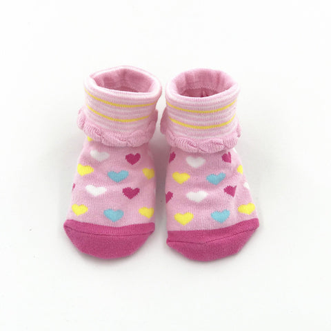 Excellent Quality Baby Girl Foot Socks Funny Happy Socks Newborn Rubber Anti Slip Socks