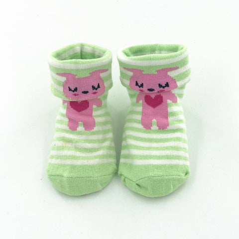 Excellent Quality Baby Girl Foot Socks Funny Happy Socks Newborn Rubber Anti Slip Socks