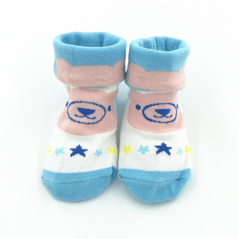 Excellent Quality Baby Girl Foot Socks Funny Happy Socks Newborn Rubber Anti Slip Socks