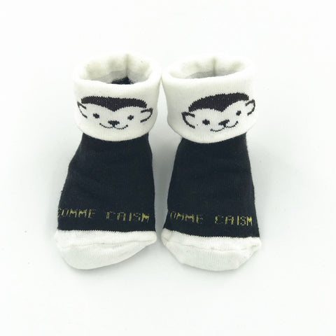 Excellent Quality Baby Girl Foot Socks Funny Happy Socks Newborn Rubber Anti Slip Socks