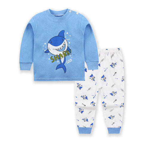 Children Clothing Sets 2019 Autumn Winter 2pcs Set Christmas Outfits 0-6 Year Kids Clothes Toddler Baby Girls Boys Cartoon Sets