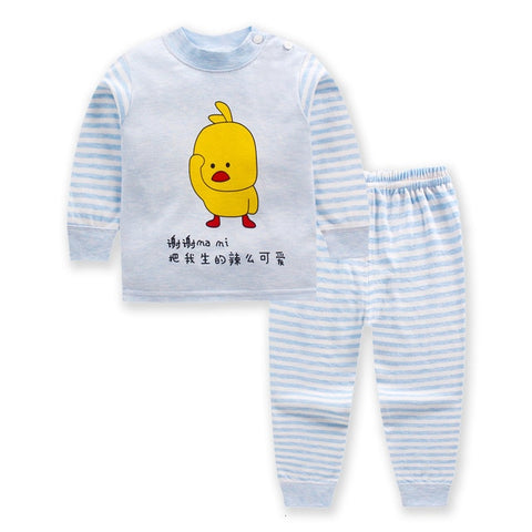 Children Clothing Sets 2019 Autumn Winter 2pcs Set Christmas Outfits 0-6 Year Kids Clothes Toddler Baby Girls Boys Cartoon Sets