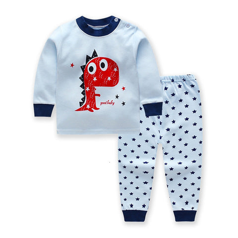 Children Clothing Sets 2019 Autumn Winter 2pcs Set Christmas Outfits 0-6 Year Kids Clothes Toddler Baby Girls Boys Cartoon Sets