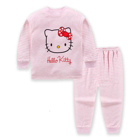 Children Clothing Sets 2019 Autumn Winter 2pcs Set Christmas Outfits 0-6 Year Kids Clothes Toddler Baby Girls Boys Cartoon Sets