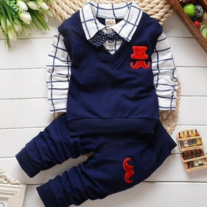 Spring Autumn Baby Boy Clothing Sets Kids Clothes Set Boys Cotton Long Sleeve t-shirts+pants Sports Suit Kids Tracksuit