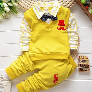 Spring Autumn Baby Boy Clothing Sets Kids Clothes Set Boys Cotton Long Sleeve t-shirts+pants Sports Suit Kids Tracksuit