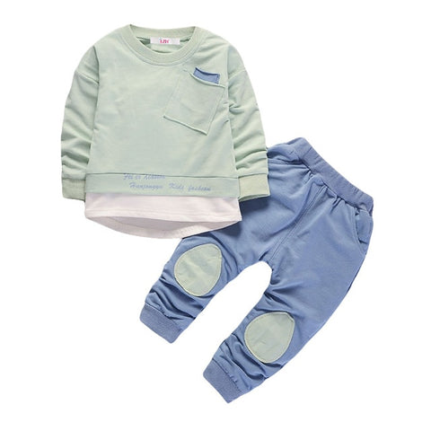 Toddler Boys Clothing Set 2019 Autumn Spring Boys Clothes T-shirt+Pant 2pcs Outfit Kids Clothes Boy Sport Suit Children Clothing