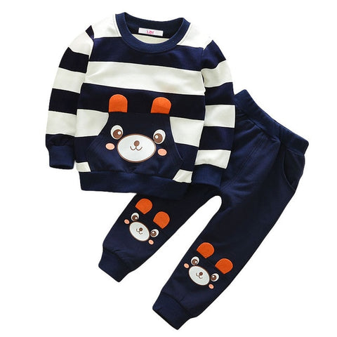 Toddler Boys Clothing Set 2019 Autumn Spring Boys Clothes T-shirt+Pant 2pcs Outfit Kids Clothes Boy Sport Suit Children Clothing