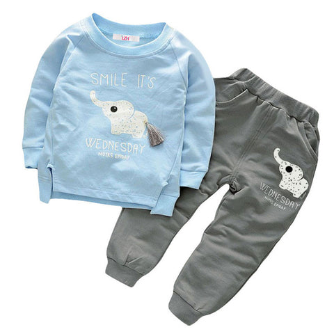 Toddler Boys Clothing Set 2019 Autumn Spring Boys Clothes T-shirt+Pant 2pcs Outfit Kids Clothes Boy Sport Suit Children Clothing