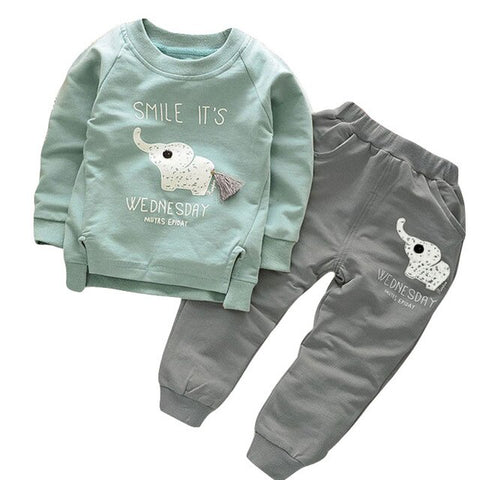 Toddler Boys Clothing Set 2019 Autumn Spring Boys Clothes T-shirt+Pant 2pcs Outfit Kids Clothes Boy Sport Suit Children Clothing