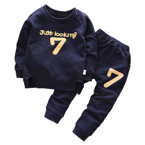 Toddler Boys Clothing Set 2019 Autumn Spring Boys Clothes T-shirt+Pant 2pcs Outfit Kids Clothes Boy Sport Suit Children Clothing