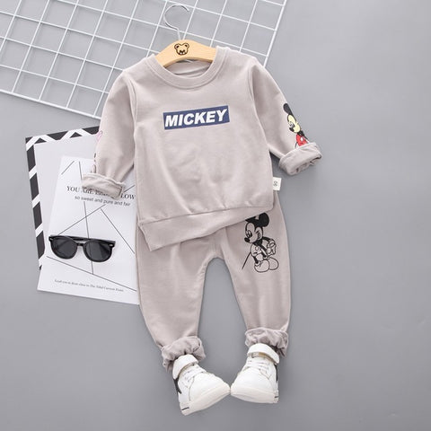 New Spring Autumn Children Clothing Boys Cartoon Casual Sports T-shirt Pants 2pcs/Set Infant Outfit Kids Clothes Suit Tracksuits