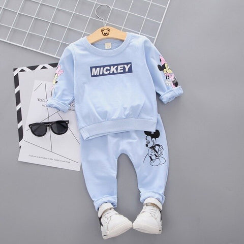 New Spring Autumn Children Clothing Boys Cartoon Casual Sports T-shirt Pants 2pcs/Set Infant Outfit Kids Clothes Suit Tracksuits