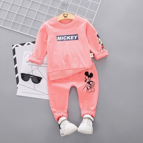 New Spring Autumn Children Clothing Boys Cartoon Casual Sports T-shirt Pants 2pcs/Set Infant Outfit Kids Clothes Suit Tracksuits