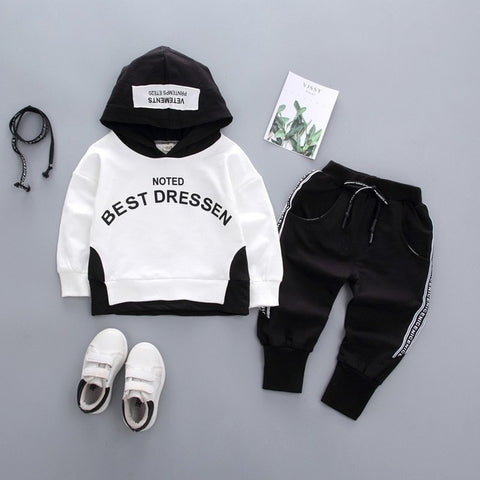 New Spring Autumn Children Clothing Boys Cartoon Casual Sports T-shirt Pants 2pcs/Set Infant Outfit Kids Clothes Suit Tracksuits