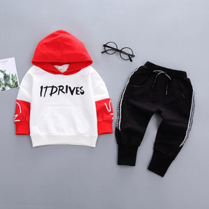 New Spring Autumn Children Clothing Boys Cartoon Casual Sports T-shirt Pants 2pcs/Set Infant Outfit Kids Clothes Suit Tracksuits