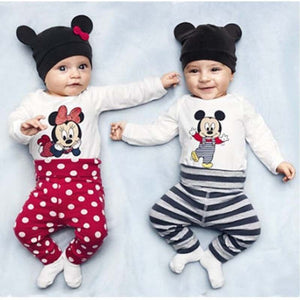 2015 New Fashion Baby Boy Clothing Set (Romper+Hat+Pants) Infant Newborn Baby Girls Clothes Suit Roupas De Bebe Jumpsuit