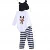 2015 New Fashion Baby Boy Clothing Set (Romper+Hat+Pants) Infant Newborn Baby Girls Clothes Suit Roupas De Bebe Jumpsuit