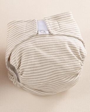 Color Cotton Nappy Baby Organic Cloth Diapers Prevent Side Leakage Breathable Diaper Pants Stripe