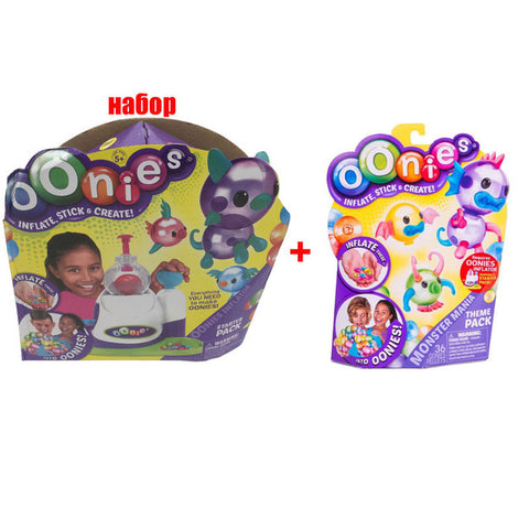 Moscow Warehouse High Quality Magic Oonies Onies Onoies Balloon Creative Sticky Ball Fun Bubble Inflator Toys Gift Onise