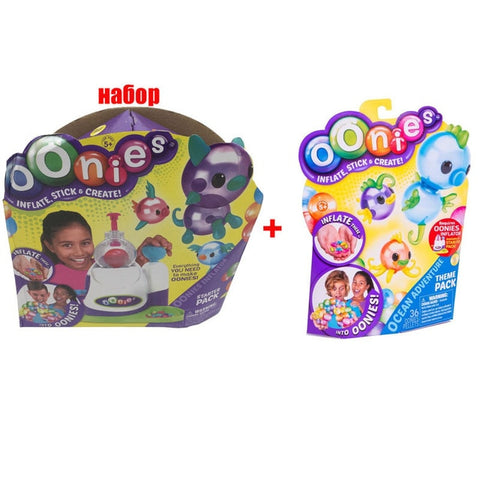 Moscow Warehouse High Quality Magic Oonies Onies Onoies Balloon Creative Sticky Ball Fun Bubble Inflator Toys Gift Onise